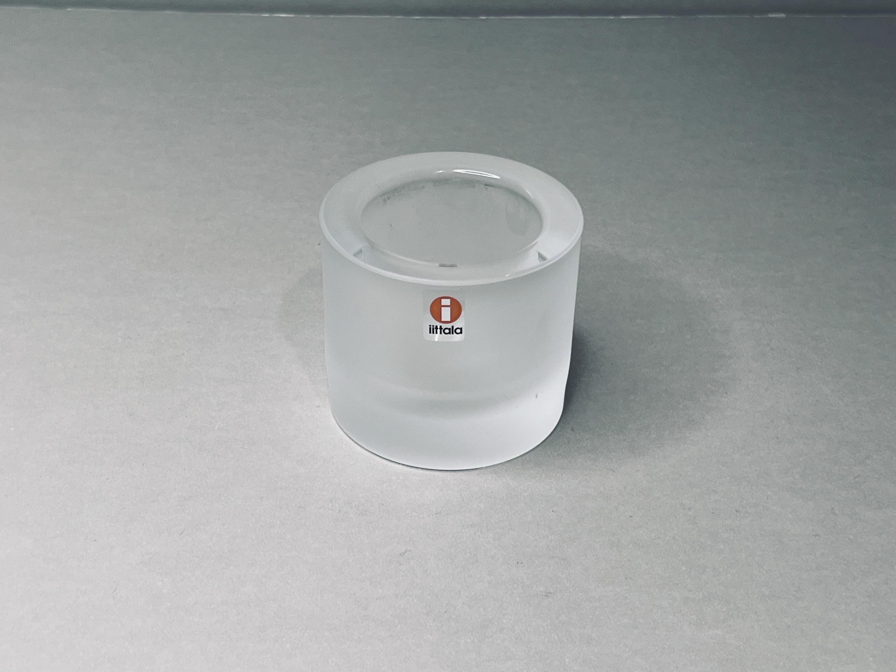 Photophore Iittala Kivi En Verre | 6 Cm De Hauteur, 7,2 Cm De Diamètre | Gris, Design Finlandais Heikki Orvola - 6