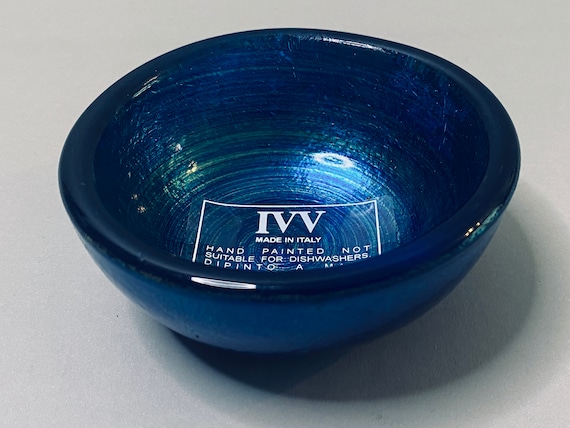 IVV | イタリア製ハンドメイドガラスボウル 9 cm - ブルー IVV | イタリア製ハンドメイドガラスボウル 9 cm - ブルー