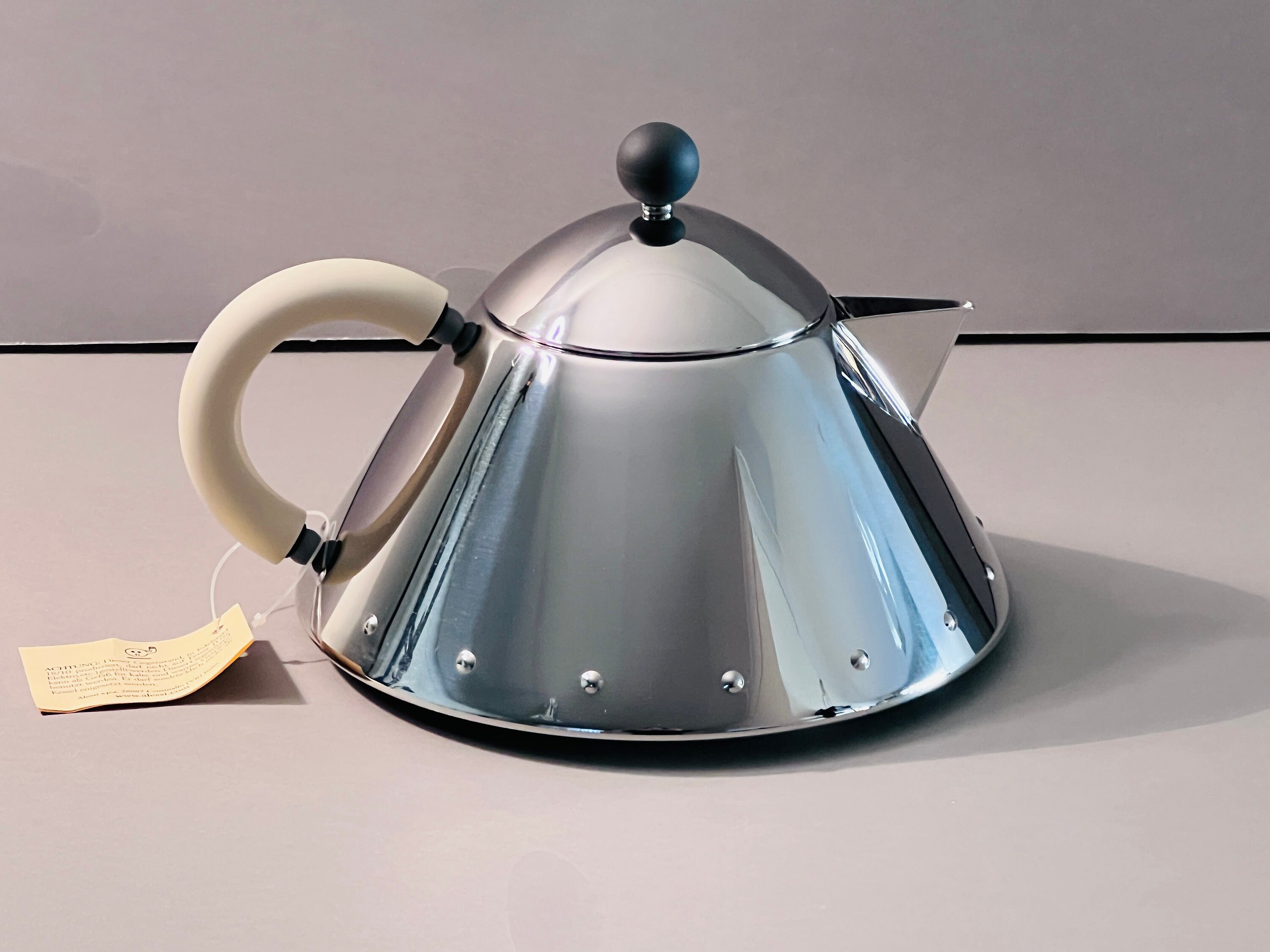 ALESSI Graves Teapot Cream Michael Graves Etsy