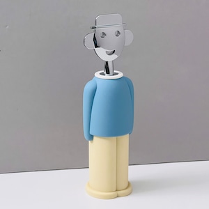 Alessi Alessandro M  Corkscrew in Original Mendini (Light Blue & Yellow)