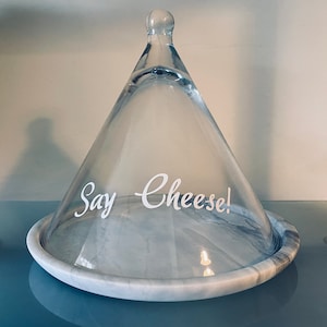 Say Cheese! - Conical Dome with Marble Base