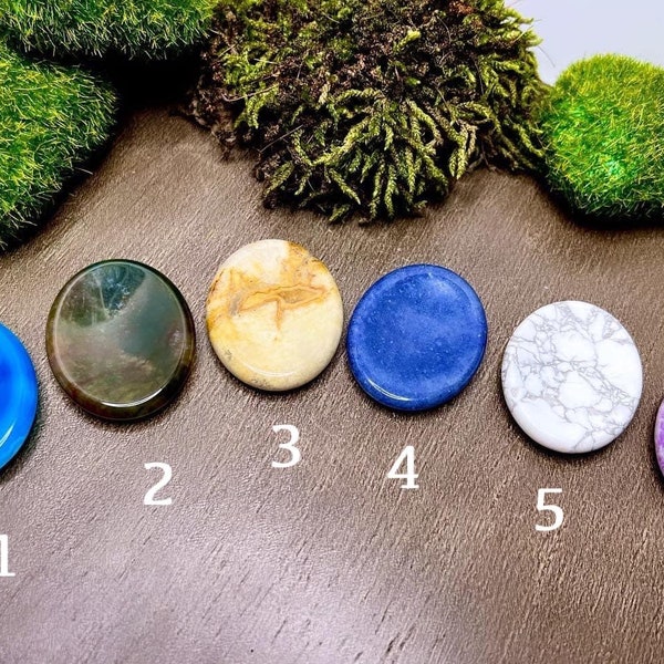 Worry Stones - Pocket Stones - Mixed Crystals - Choose Yours!