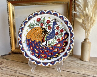 Ceramica Olympia S.A. Rhodes Greece Decorative Plate - Hibiscus
