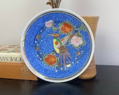 Japanese Bird of Paradise Decorative Plate Display Home Decor Possible Wall Hanging Japan Plate