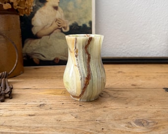 Onyx Bud Vase - Mid Century Dressing Table - Boho Home Decor
