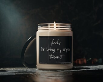 gift for besties best friend candle besties gift best friend gift best friend birthday funny gifts funny candle gift unpaid therapist gift