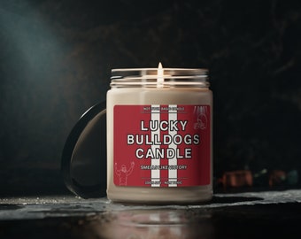 Smells Like A Bulldogs Win, Georgia Lucky Game Day Candle, Soy Candle, Bulldog Fan Gift Georgia Gifts Game Day Candle Sport Candles Football