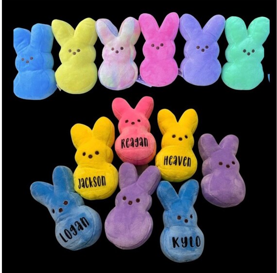 peeps plush keychain