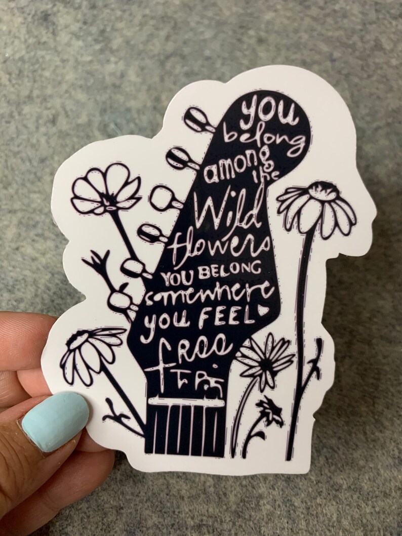 Tom Petty Wildflowers Waterproof PRINTED Sticker for Water Etsy