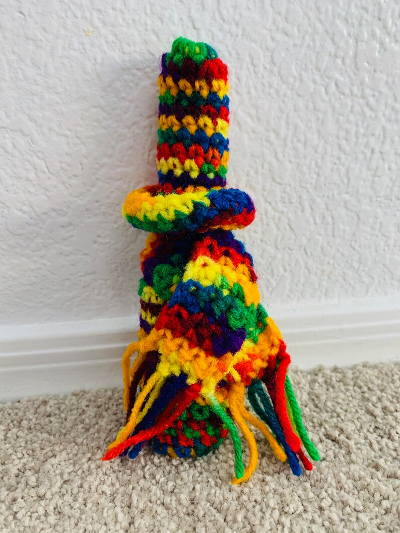 Tabasco / Hot Sauce Crochet Man Serape Poncho Sombrero for Etsy