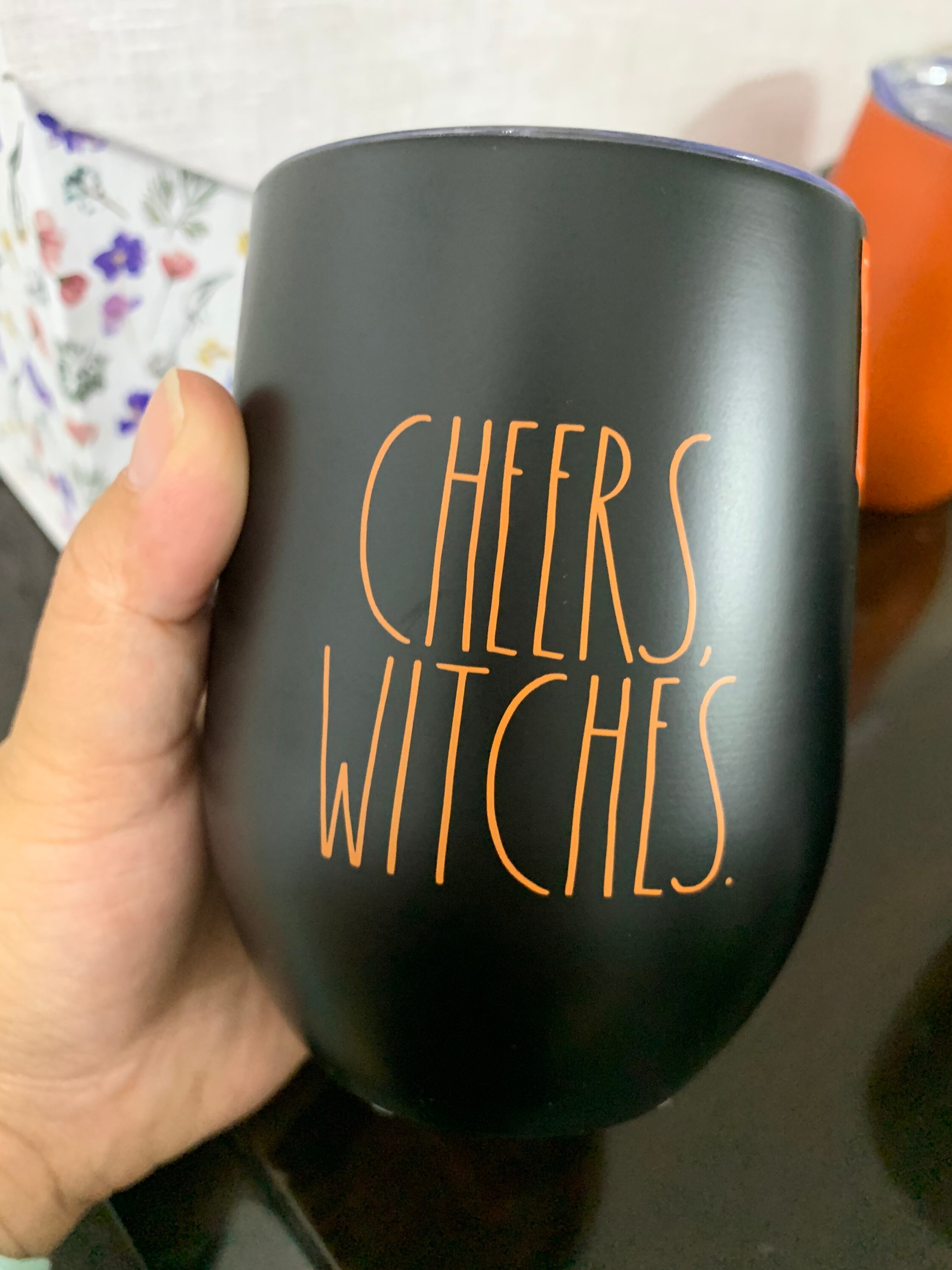 rae dunn team bride wine tumbler