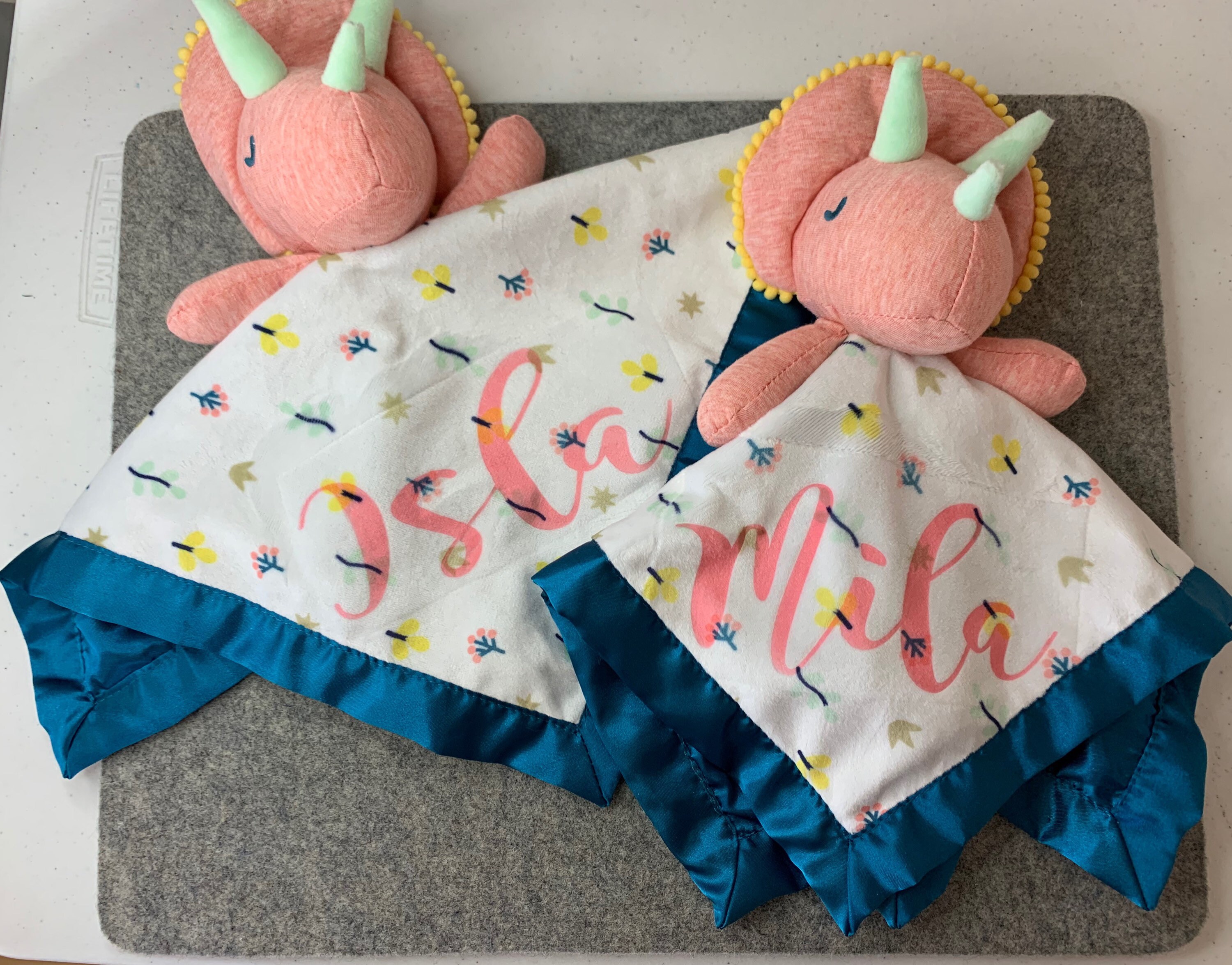 dinosaur security blanket