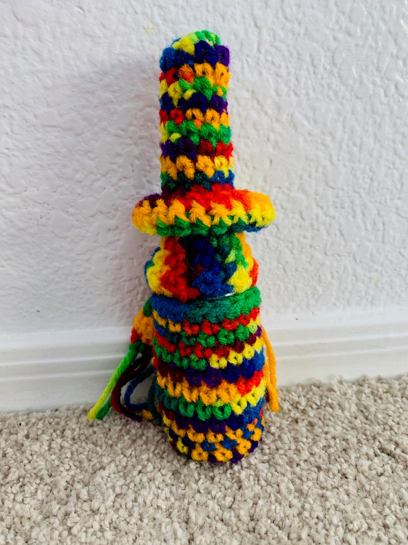 Tabasco / Hot Sauce Crochet Man Serape Poncho Sombrero for Etsy