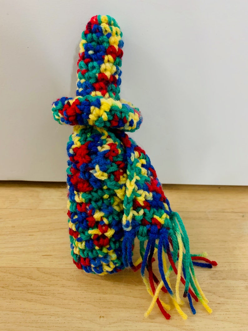 Tabasco / Hot Sauce Crochet Man Serape Poncho Sombrero for Etsy