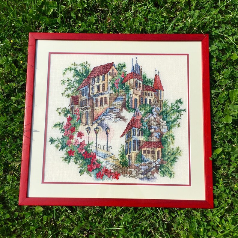 Streets of Prague cross stitch pattern pdf embroidery design Etsy