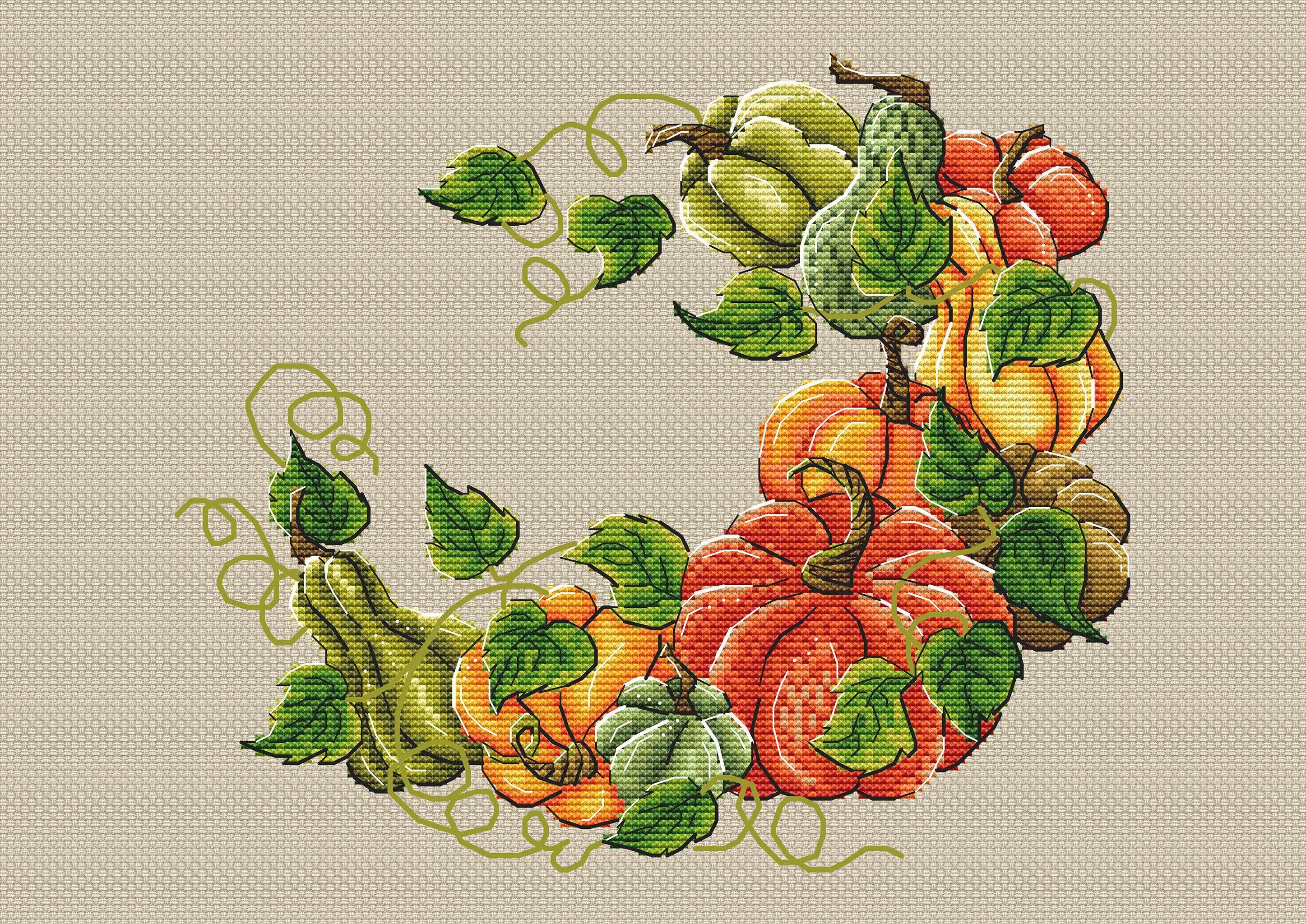 Схема вышивка тыквы. Вышивка тыквы крестиком. Авторская вышивка тыквы. Набор для вышивки тыквы. Тыква схема вышивки крестом.