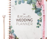 DELUXE Wedding Planner Book Organiser | Bride To Be Planner | Engagement Gifts For Couples | Wedding Planning Book
