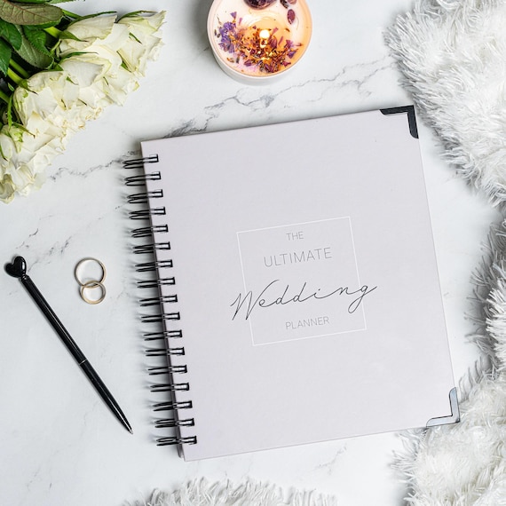 DELUXE Wedding Planner Book Organiser | Bride To Be Planner | Engagement Gifts For Couples | Wedding Planning Book