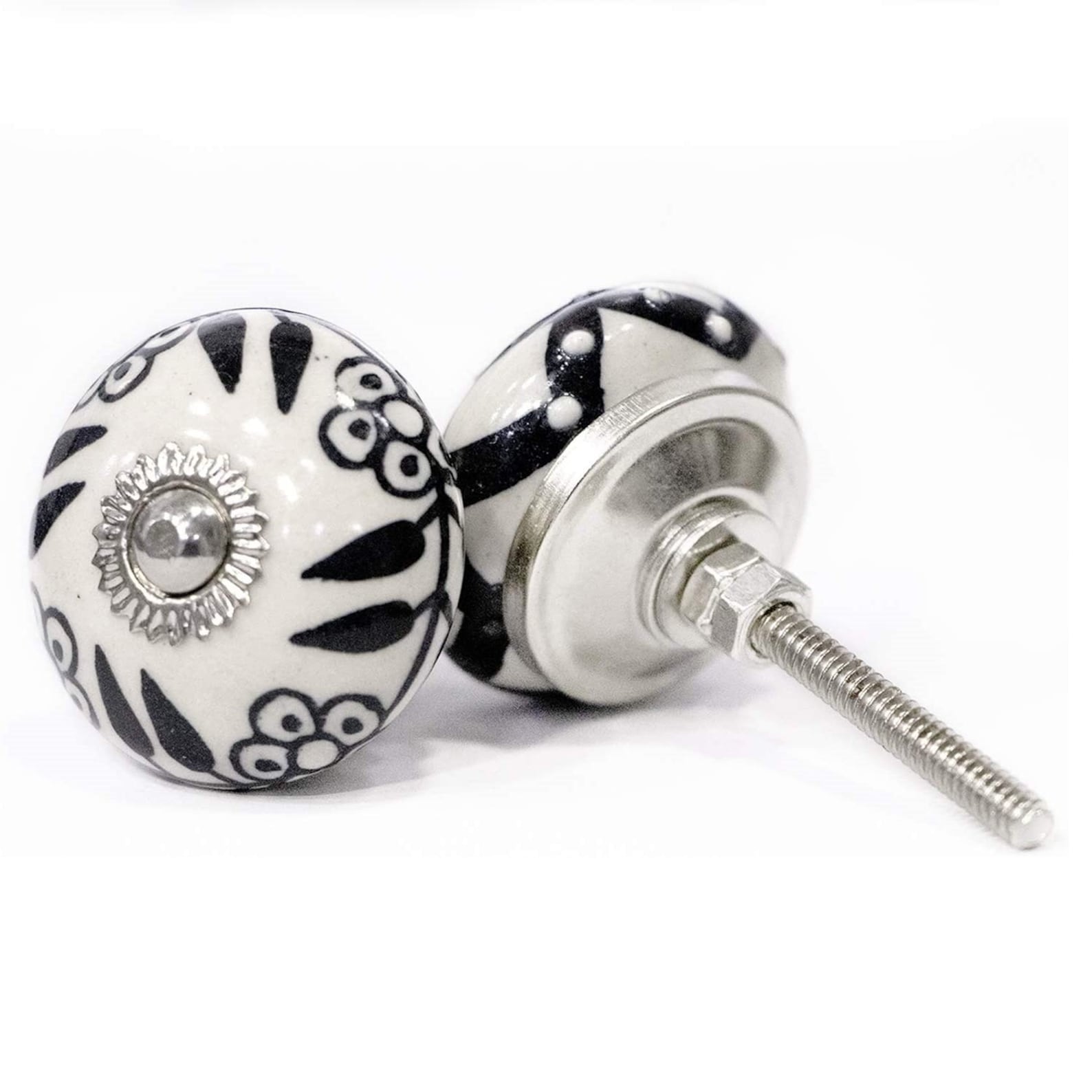 Knobs and Pulls Mix Assorted Design Hand Painted Ceramic Handle