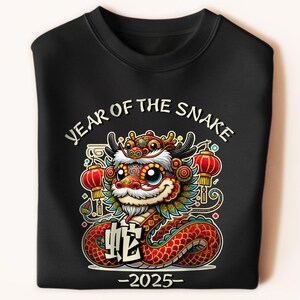 Year of the Snake 2025 Sweatshirt – Unisex Chinese New Year Pullover for Men and Women