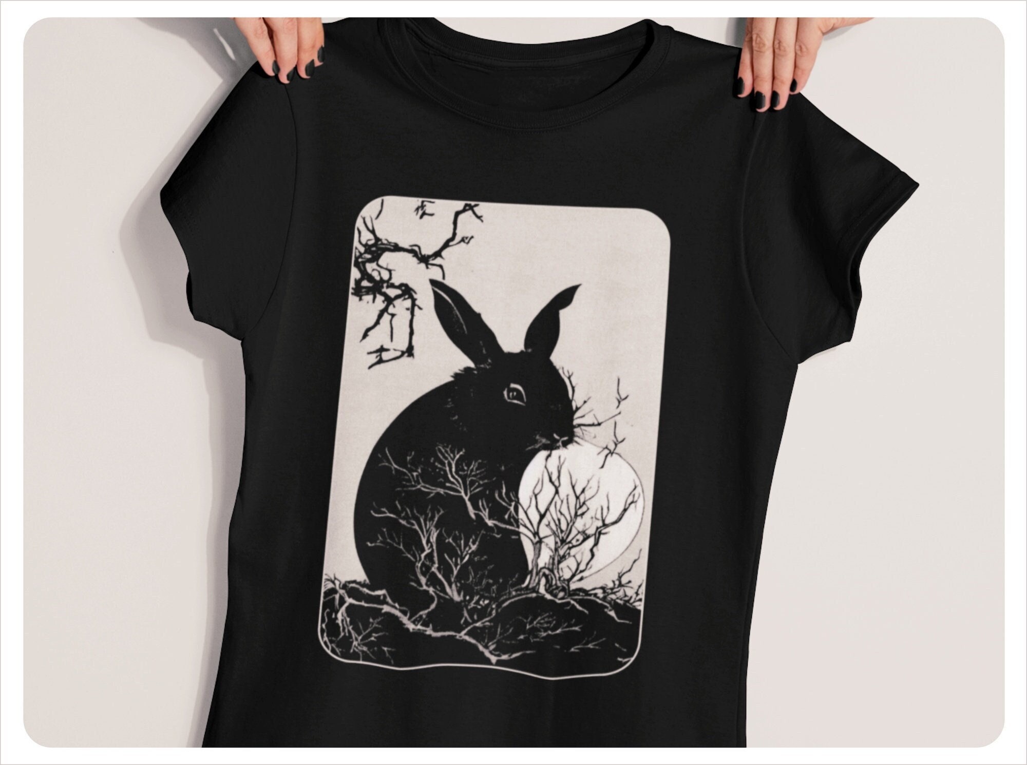 Japanese Rabbit T Shirt - Etsy