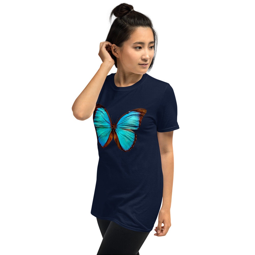 Morpho Didius T-shirt Butterfly Shirt Morpho Didius Peru - Etsy