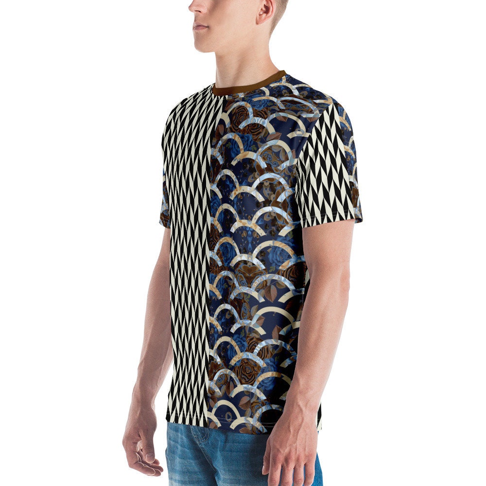 Modern Artwork Print Men's Premium T-Shirt | Etsy