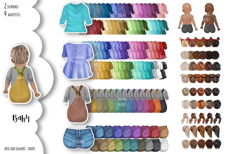 Family Clipart Bundle - Family Illustrations : Mom, Dad, Kids, Dog and Cat, Best Friends | Brother, Sister MEGA BUNDLE | PNG image 6