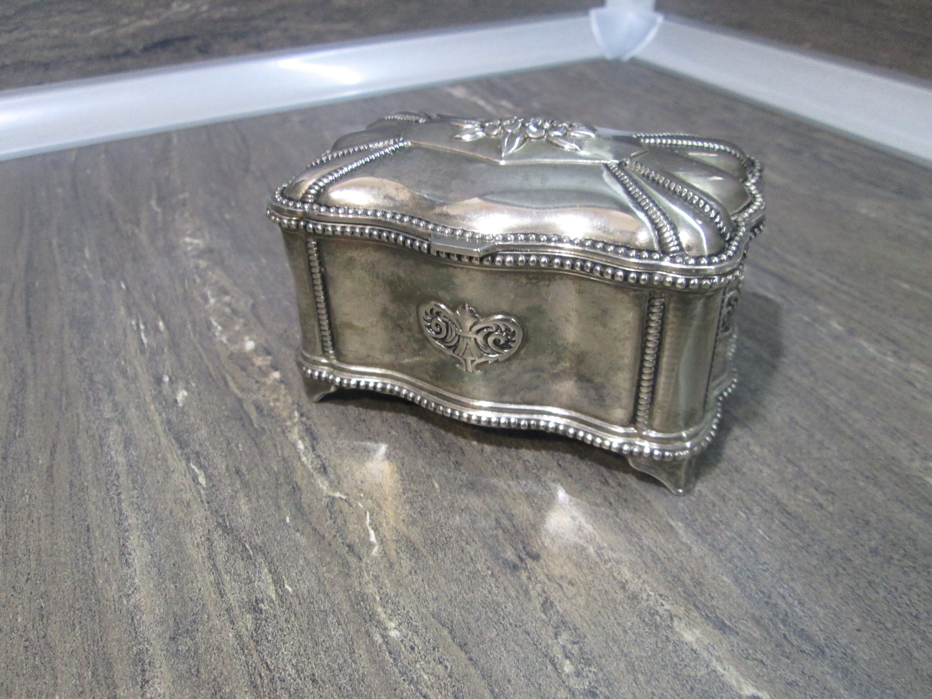 Metal Jewellery Box, Vintage Jewellery Box, Metal Jewelry, Тreasure Box
