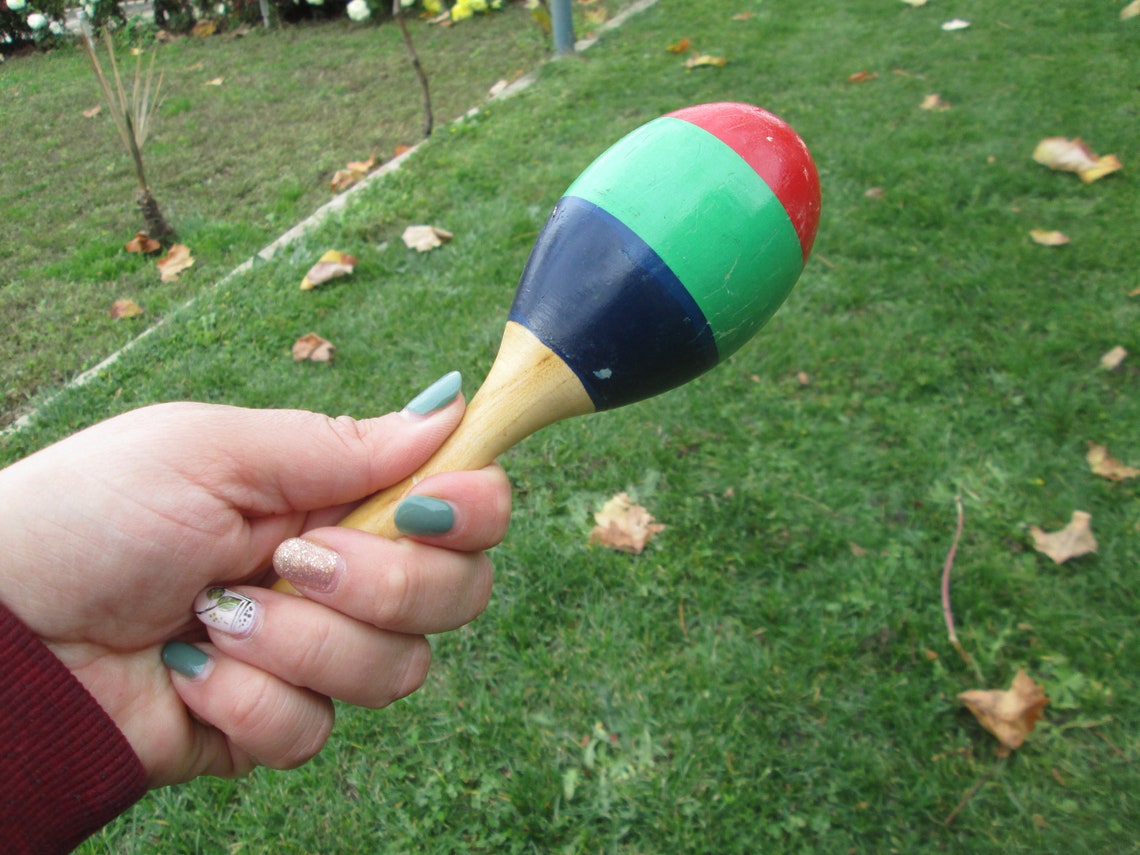 Vintage Maracas Musical Instruments Shaking Musical Etsy