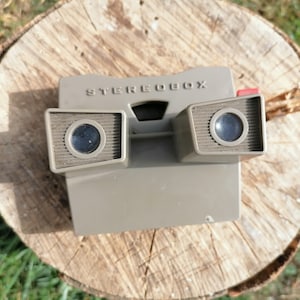 Stereobox, GDR film viewer, 3D Photo viewer, Vintage Stereoscope, Portable viewer, Slide viewer, Portable filmoskop, Gift idea, GDR Toy