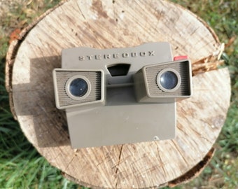 Stereobox, GDR film viewer, 3D Photo viewer, Vintage Stereoscope, Portable viewer, Slide viewer, Portable filmoskop, Gift idea, GDR Toy