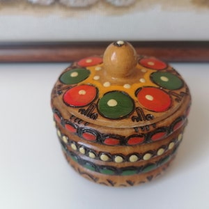 Wooden salt pan, Handmade salt box, Wood bowl with lid, Wooden saltern, Vintage wooden box, Spices box, Storage box, Salt holder, Wooden box