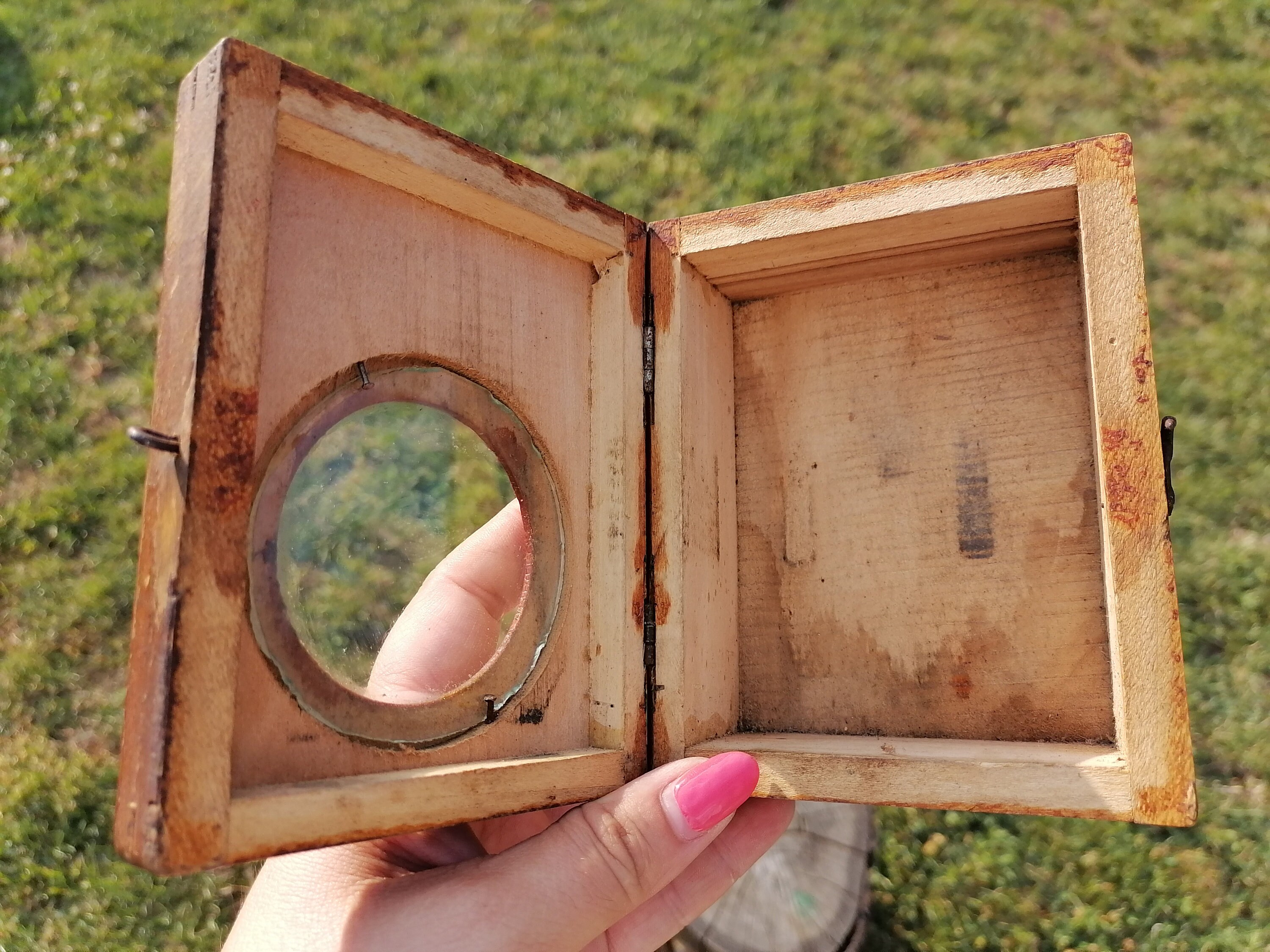 Antique Clock Box, Wooden Clock Box, Wooden Clock Case, Wall Clock Box