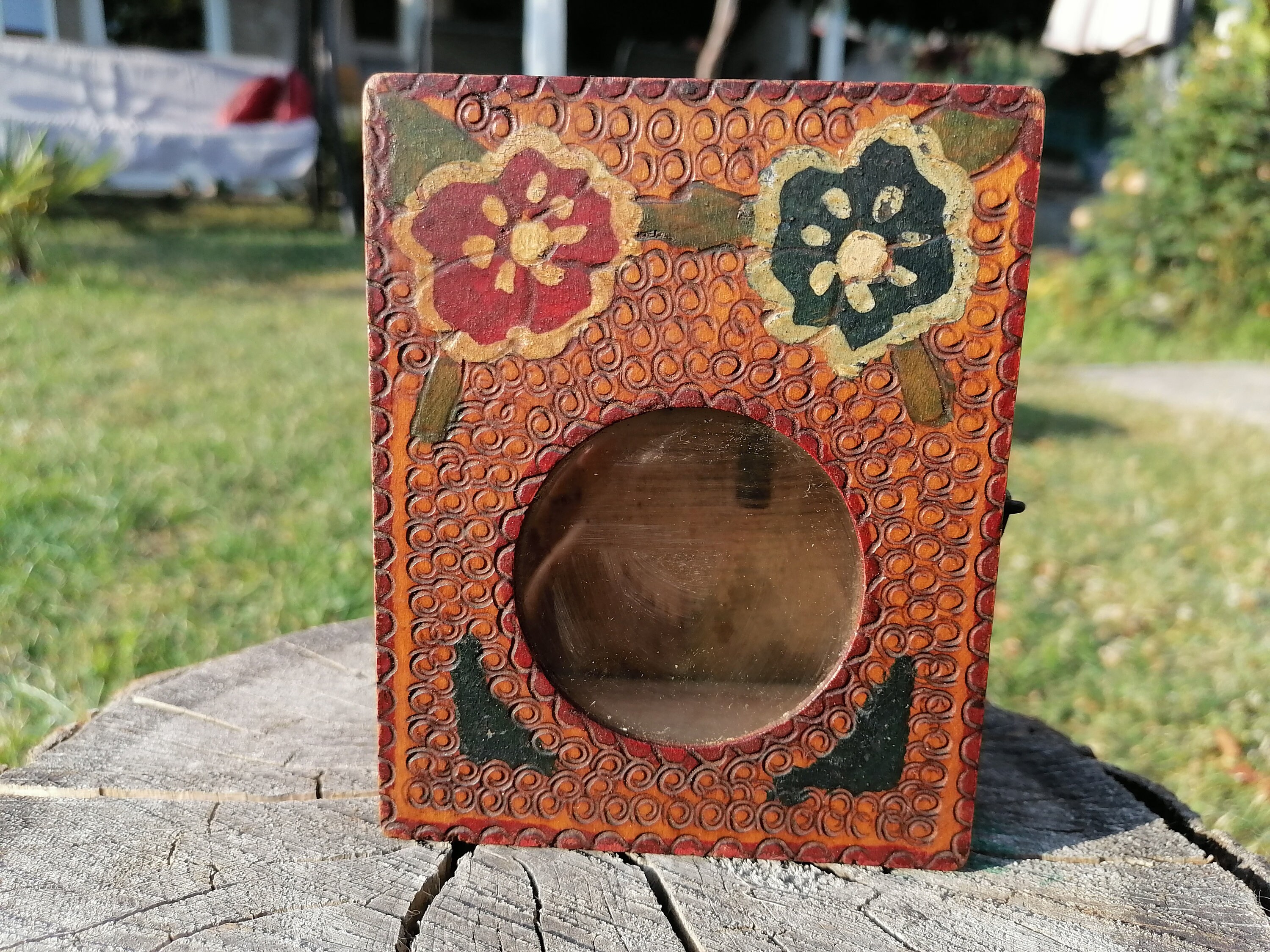 Antique Clock Box, Wooden Clock Box, Wooden Clock Case, Wall Clock Box, Vintage Display Box