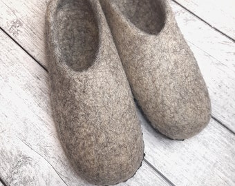 boiled wool slipper boots
