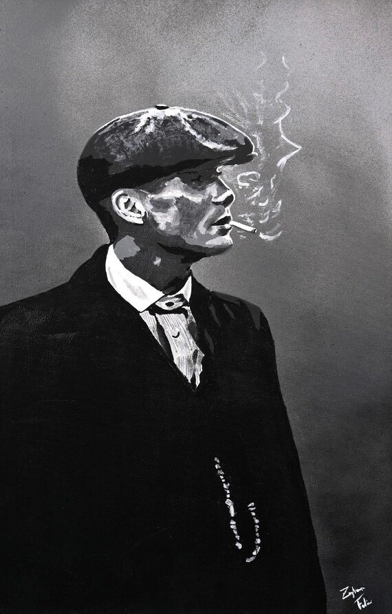 Tommy Shelby Art  Art, Blind drawing, Peaky blinders