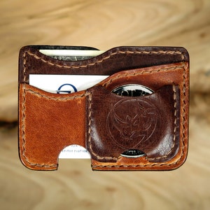 RFID Shield Front Pocket Wallet with Challenge Coin Holder image 2