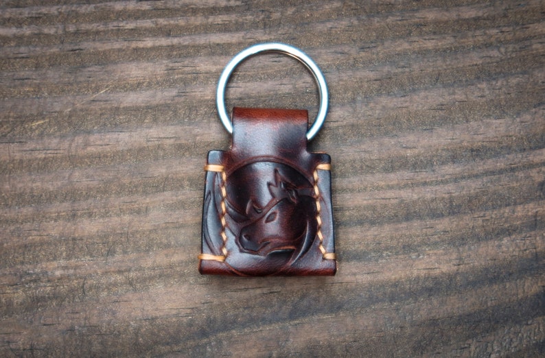 Leather Cash Stash Keychain Emergency Cash Holder Keybill Etsy