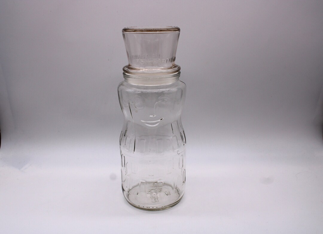 Vintage Planters Peanuts Jar, Mr. Peanut's 75th Birthday Jar