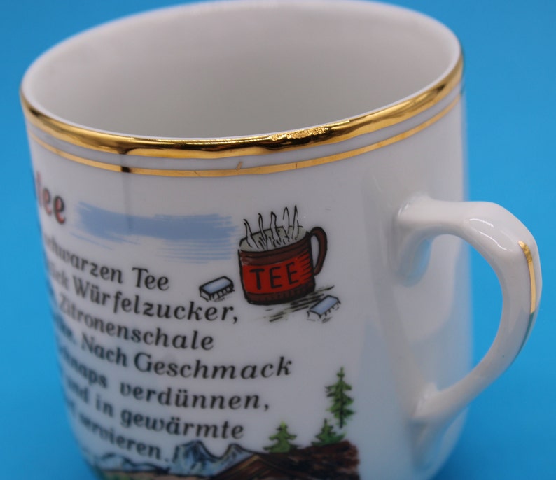 Vintage Jagatee Czechoslovakia Cup, Jagatee Means hunter's Tea