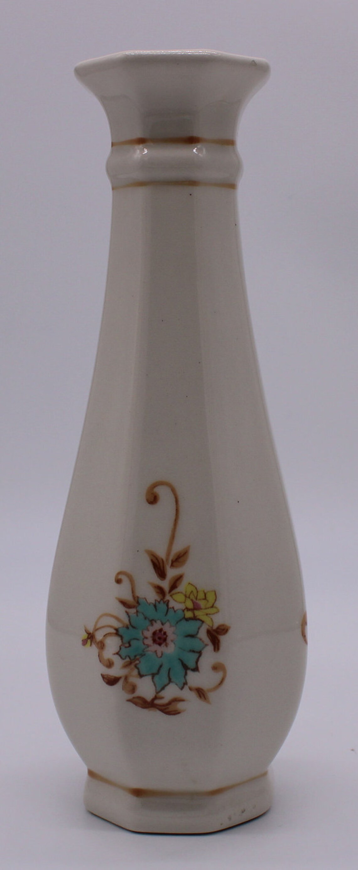 Vintage Vase FTD Floral Ceramic Vase 1983 Vintage Turquoise Etsy