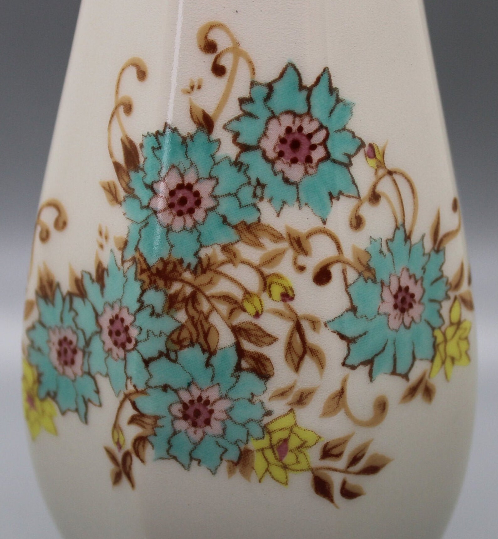 Vintage Vase FTD Floral Ceramic Vase 1983 Vintage Turquoise Etsy