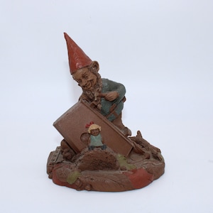 Vintage Signed Tom Clark Retired Gnome &quot;Noah&quot;, #21, Cairn Studio, Released 1992, Hand-Cast, Handpainted,  Free Priority Shipping