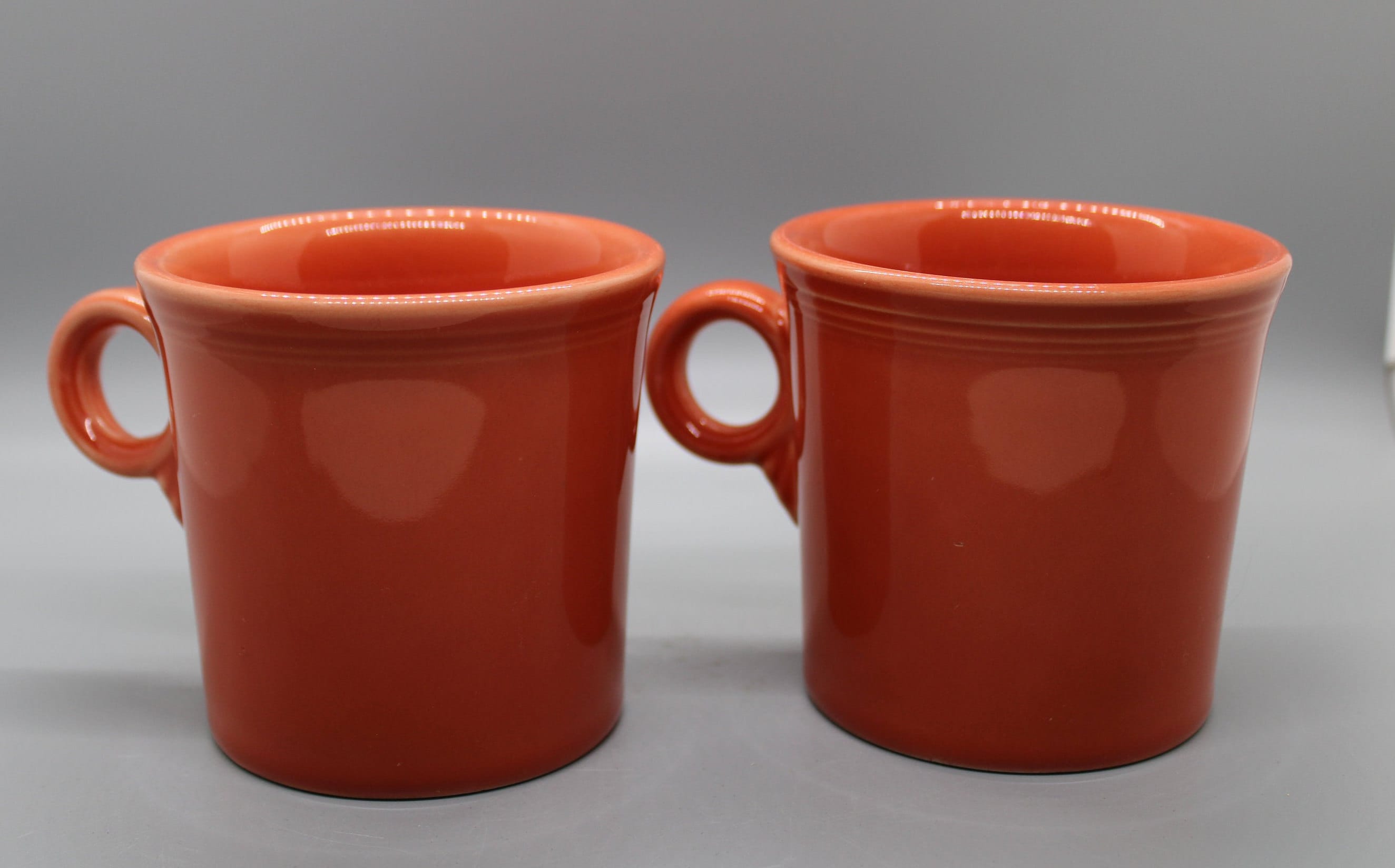 Vintage Fiesta Ware Set of Two Post 86 Poppy Ring Handle