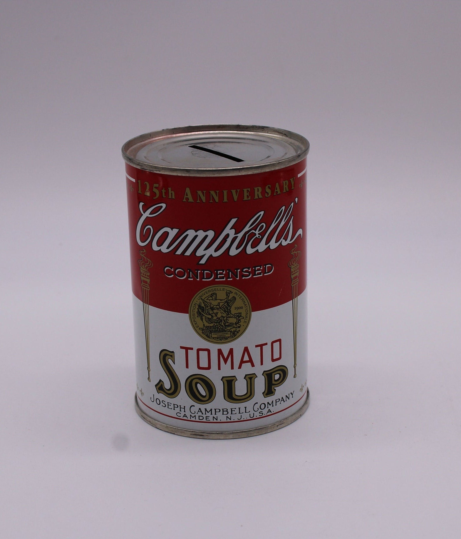 Vintage Campbell's Tomato Soup Can Coin Bank 125th Etsy