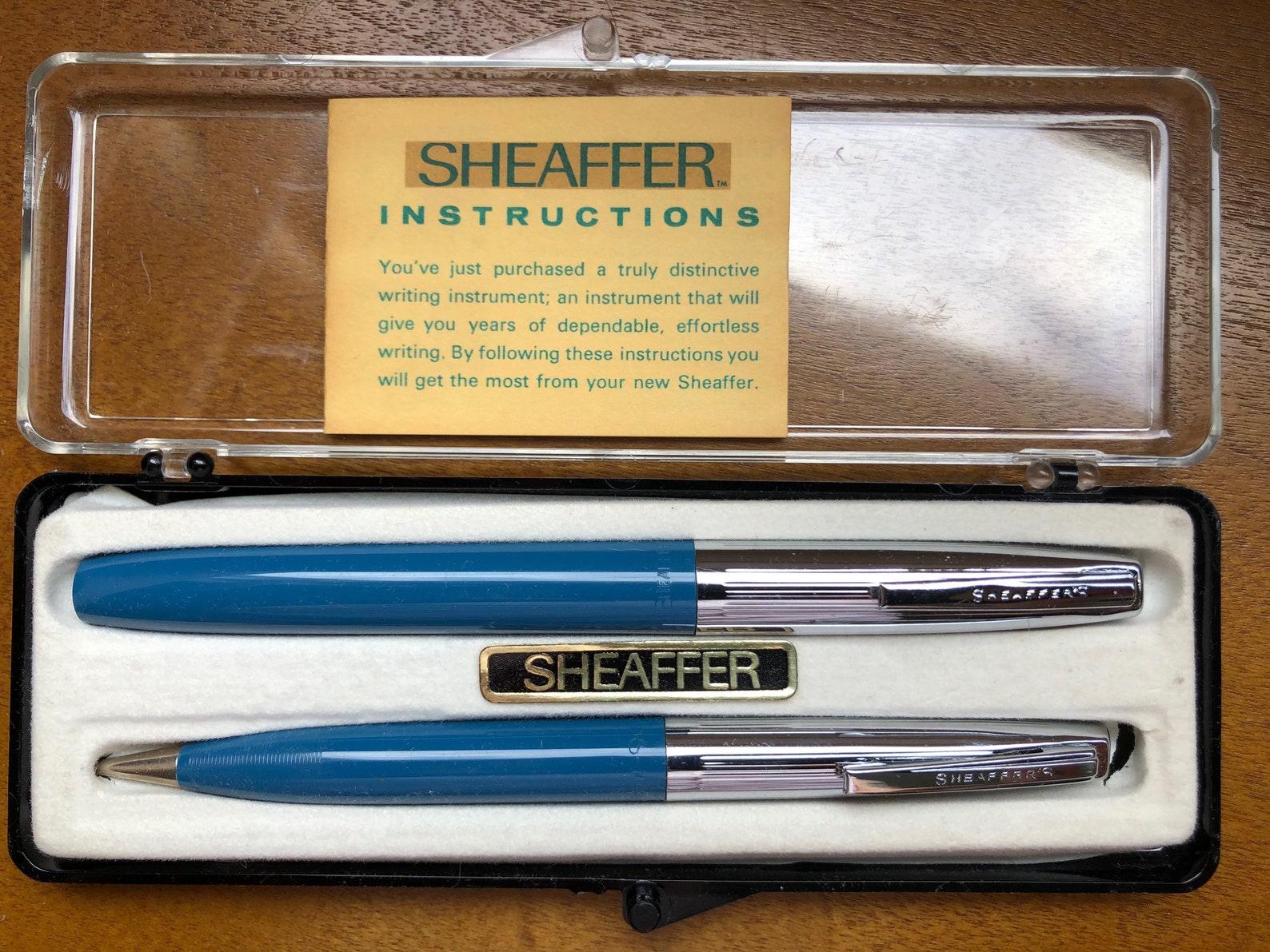 Vintage Sheaffer refillable cartridge pen and mechanical Etsy