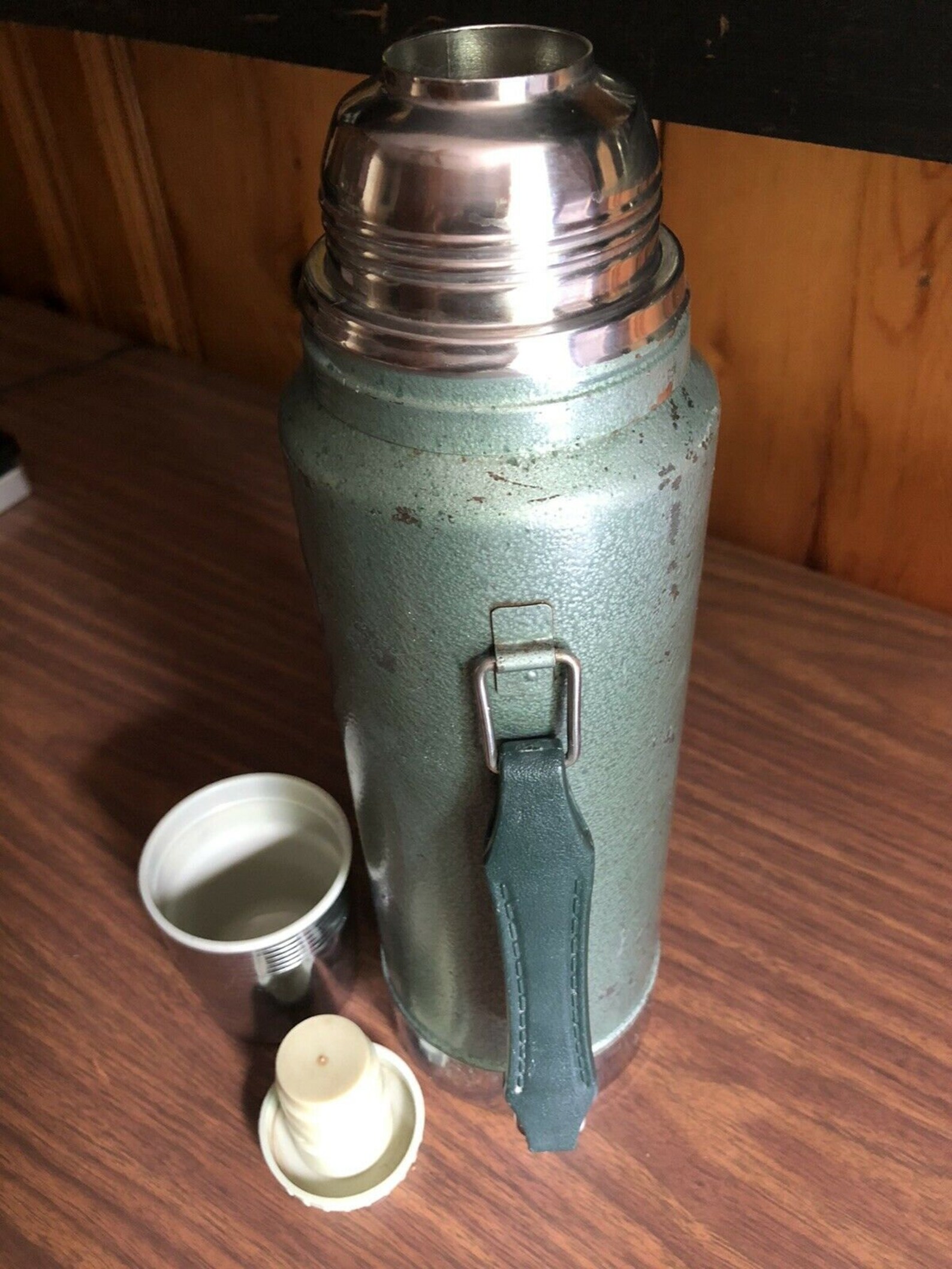 Vintage Aladdin Stanley Thermos A944CH w/Handle Stopper 11 Etsy