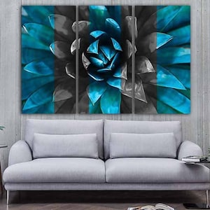 Agave Plant Canvas Botanical print Agave wall art Garden Decor Agave frame art Tequila wall art Southwestern Decor Cactus print Mexican Art