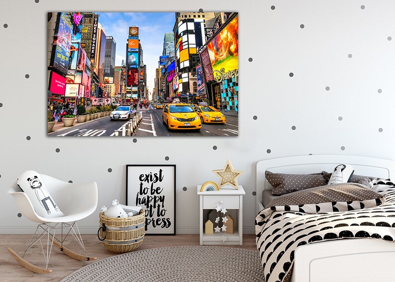 New York Canvas Central Park Décor Street City Art New York Skyline New ...